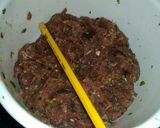 A picture of step 1 of Seekh Kabab without seekh.