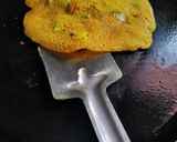 A picture of step 2 of Sattu chilla.
