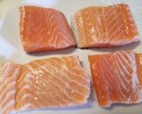 A picture of step 3 of Pan fried salmon with sautéed veg.