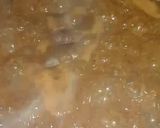 A picture of step 4 of Blended Okro Soup.