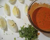 A picture of step 2 of Egg Manchurian dry.