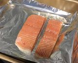 Foto del paso 4 de la receta: Salmón con vegetales saludable y sin olor en la cocina!