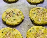 A picture of step 2 of Corn flour dhekra (vada).