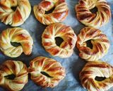 A picture of step 3 of Turkish Brioche Rolls (Açma) Recipe.