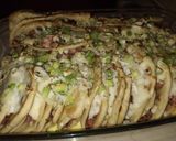 Foto del paso 11 de la receta: Quesadilla con Salchichas y Salsa Bechamel!
