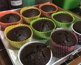 Foto langkah ke 9 dari resep Eggless Choco Muffin #PR_Muffin.