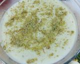 A picture of step 2 of Rice firni.