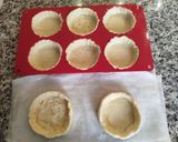 Foto del paso 3 de la receta Tartaletas de masa quebrada con mermelada casera y crema de chocolate