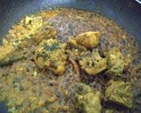 A picture of step 4 of Chicken methi wala.