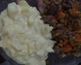 Foto del paso 10 de la receta: "esto que es?" Con papas con crema de queso..
