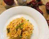 A picture of step 5 of Corn spaghetti.