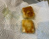 A picture of step 7 of Japanese tofu katsu curry.