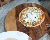 A picture of step 8 of Pizza Paratha (without onion & garlic).