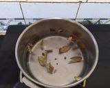 A picture of step 1 of Sulaimani chai.