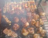 Foto del paso 3 de la receta: Brochetas de pollo y Filet mignon