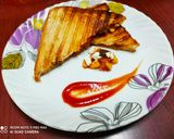A picture of step 5 of Grilled corn capsicum sandwich.
