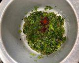 A picture of step 2 of Green moong and toor dal fry.
