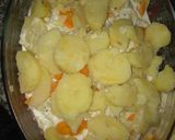 A picture of step 7 of Creamy baked chicken with potatoes#mashujaarecipe.