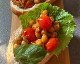 A picture of step 2 of Sautéed Chickpea Sandwich.