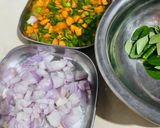 A picture of step 1 of Upma.