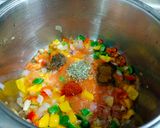 A picture of step 3 of Mexican Bean and Vegetable Rice.