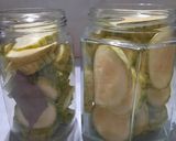 Foto del paso 4 de la receta: Pickles de zucchini a la sidra