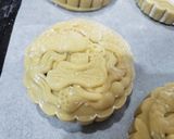 Hình bước làm 6 của món Bánh nướng mochi chà bông trứng muối