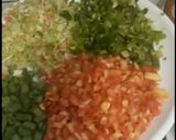 A picture of step 1 of Lemon Coriander Vegetable Soup.