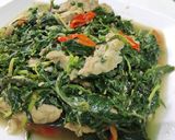 Foto langkah ke 3 dari resep Tumis Daun Singkong.