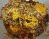 Foto langkah ke 5 dari resep Telur Ceplok Bumbu Kecap.