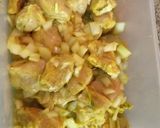 A picture of step 2 of Saffron chicken kebab.