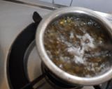 A picture of step 1 of Whole Green Moong sprouts vegetables salad.