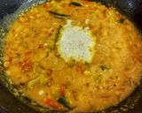 A picture of step 4 of Chayote Dal for rice.