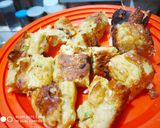 A picture of step 3 of Chicken seekh kabab.