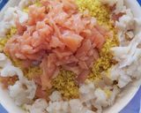 Foto del paso 3 de la receta Ensalada de cuscús, naranja, hierbabuena, pistachos y ahumados