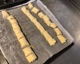 Une image de l'étape 6 de Feuilletés fromage,crème,champignons et persil.