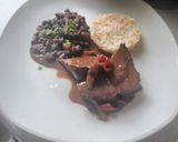 Foto del paso 8 de la receta: Carne al vino con poroto negro