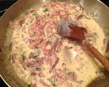A picture of step 10 of Porcini and pancetta pasta sauce.