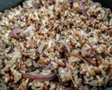 Foto del paso 3 de la receta: MUJADDARA, Plato de Lentejas, Arroz y Cebolla Frita...!👨👩👧
