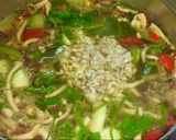 รูปขั้นตอนการทำที่ 14 ของ แกงเห็ดใส่ไข่มดแดง
