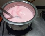 A picture of step 1 of Rose vanilla faluda.