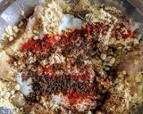 A picture of step 2 of Amritsari fish fry.