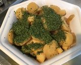 Une image de l'étape 4 de Panais fondants au persil et crème de champignons.
