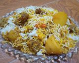A picture of step 11 of Beef Biryani.