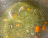 A picture of step 3 of Green Beef Garbanzo.