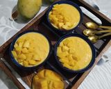 A picture of step 6 of Totapuri Mango Custard.