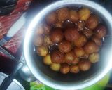 A picture of step 4 of Gulaab Jamun.