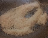 A picture of step 1 of Cashew almond burfi.