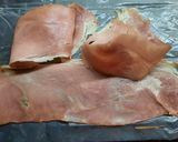 Foto del paso 1 de la receta: Revuelto de panceta, huevo y espárragos