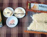 Hình bước làm 1 của món BẮP phô mai đút lò kiểu Hàn Quốc